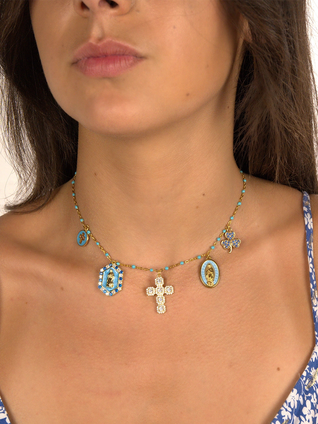 COLLIER CELESTE