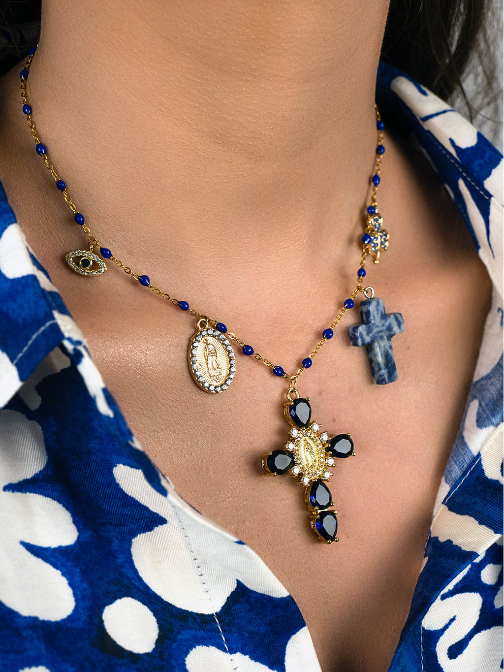 Collier Saphir